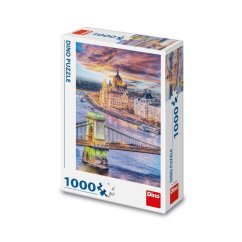 Dino Puzzle Budapesta - Podul cu lanțuri 1000 piese