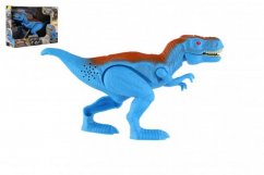 Dinosaurus T-Rex plastový 18 cm na batérie so zvukom a svetlom