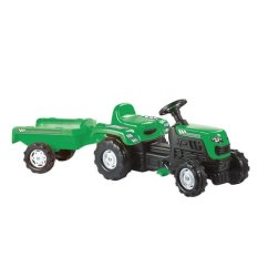 Traktor na pedały Ranchero z bocznicą, zielony