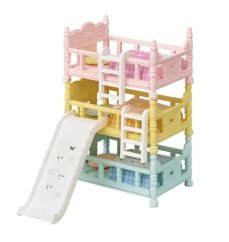 Sylvanian Families - Háromszintes ágy csúszdával