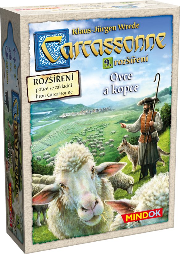 Mindok Carcassonne - rozšíření 9 (Ovce a kopce)