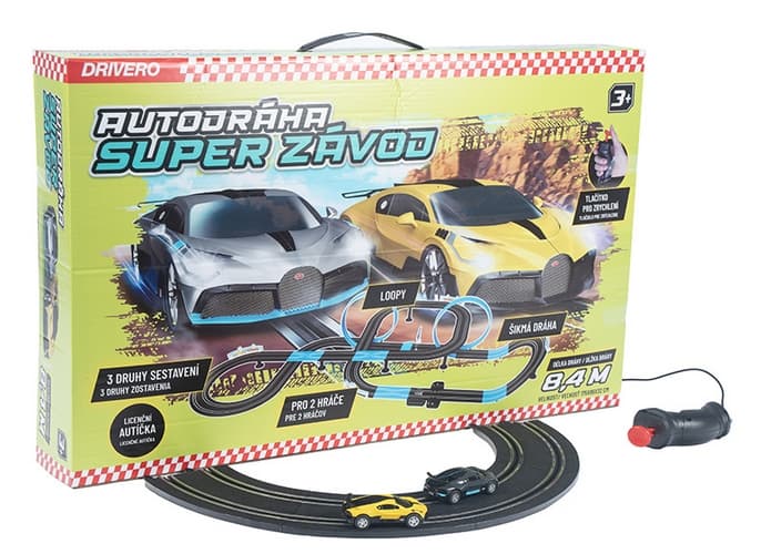 Autodráha DRIVERO Super závod 8,4m