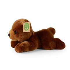 Rappa Ursuleț de pluș brun culcat 20 cm ECO-FRIENDLY
