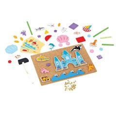 Bigjigs Toys Kreatywna gra młoteczkowa Życie w morzu