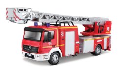 Bburago - Vehicul de salvare de urgență - Camion de pompieri Mercedes-Benz Atego, pompieri, 1:50