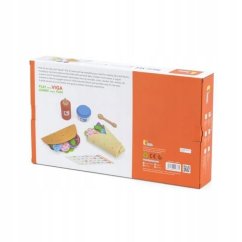 Set d'aliments en bois