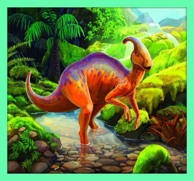 Puzzle 10v1 Seznamte se se všemi dinosaury