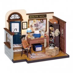 Miniaturowy dom RoboTime Biuro prywatnego detektywa