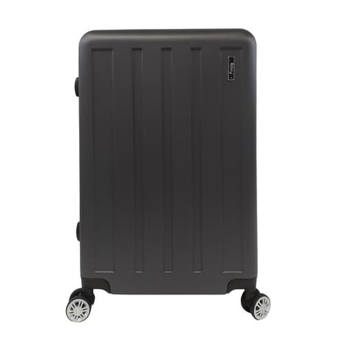 Bavy Cestovní kufr skořepinový 24" Stripes Dark grey