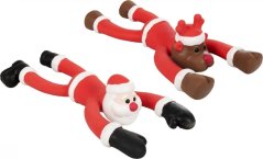 Flamingo Vánoční latexová hračka dlouhá 30cm