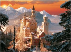 Puzzle Château d'hiver Neuschwanstein 3000 pièces 116x85cm dans une boîte 40x27x9cm