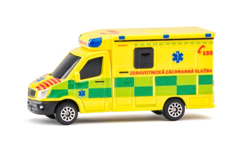 Maisto - CZ - Sada Záchranných vozidel, Česká republika - Policie, Sanitka, Hasičský vůz, 1:64
