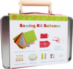 pie pequeño Kit de costura infantil en maletín