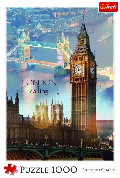 Puzzle Londra al tramonto 1000 pezzi in scatola