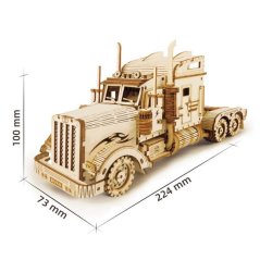 RoboTime drewniane puzzle 3D Amerykański traktor