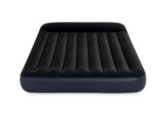 Intex 64150 Nafukovací postel Dura Beam Queen Standard series 152x203x25 cm se zvednutým podhlavníkem a el. Pumpou