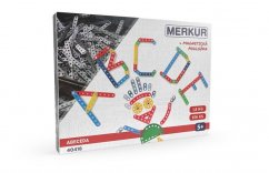 Alfabeto Merkur con almohadilla magnética, 616 piezas