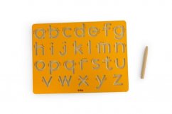 Tavolo di legno - lettere