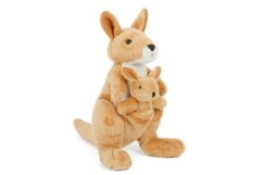 Kenguru babával plüss 16cm