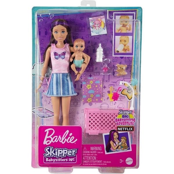 Set de jeu Barbie Nanny HJY33