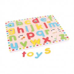 Bigjigs Toys Pequeño alfabeto inglés con dibujos