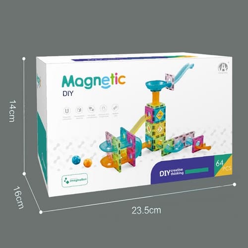 Magnetická stavebnice Mlýnek 64 ks