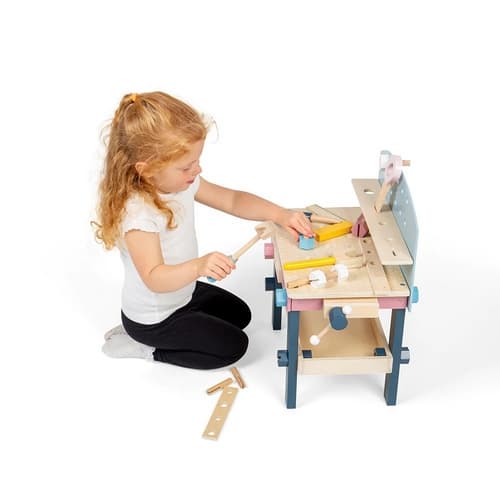 Stół warsztatowy z narzędziami dla dzieci Bigjigs Toys
