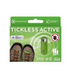 TICKLESS® ACTIVE Újratölthető ultrahangos kullancs- és bolhariasztó embereknek Zöld