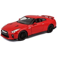 2017 NISSAN GT-R 1:24 červený