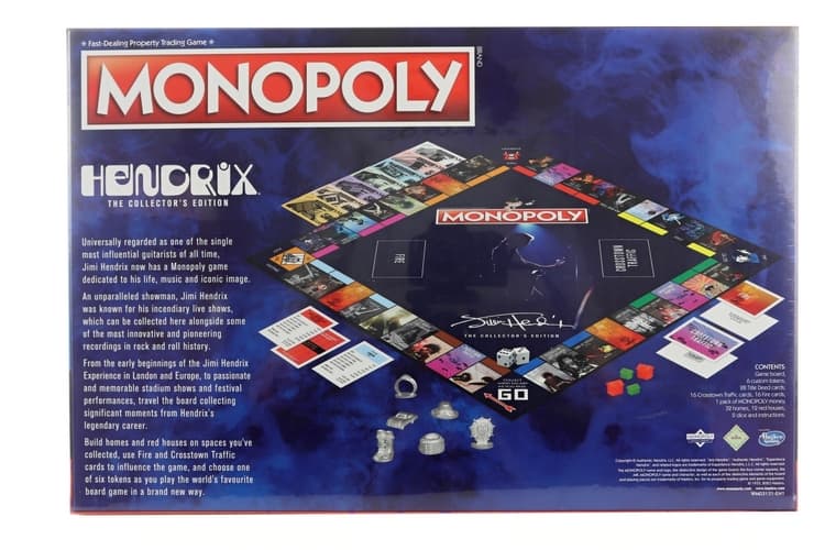 Monopoly Jimi Hendrix (anglická verzia)
