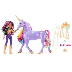 Rozświetlony jednorożec z lalką Sophią 24 cm Unicorn Academy 24 cm