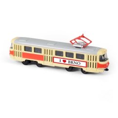 Métal Tchèque rétro tram 16 cm BRNO
