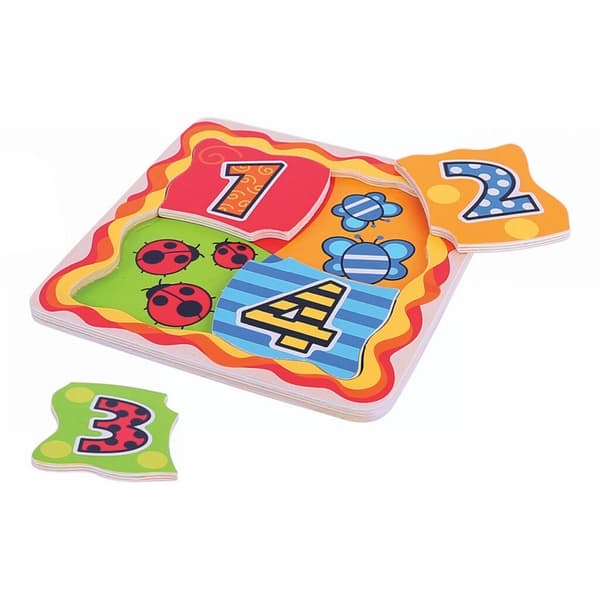 Bigjigs Toys Il mio primo puzzle per contare