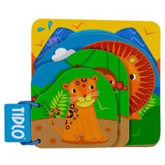 Tidlo fából készült dzsungelkönyv