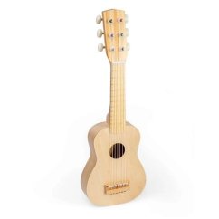 Bigjigs Toys Drevená gitara prírodná