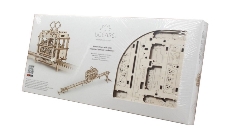 Puzzle mecánico de madera Ugears 3D con pista de aterrizaje