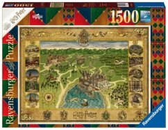 Ravensburger Harry Potter : Carte de Poudlard Casse-tête 1500 pièces