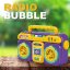 Radio burbuja con luz y música morada
