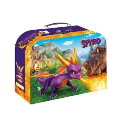 Walizka szkolna Spyro / papierowa walizka 25x18x9cm
