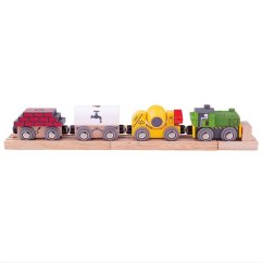 Train de construction en bois Bigjigs Rail