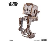 Puzzle mecanic 3D din lemn Ugears Star Wars AT-ST Walker