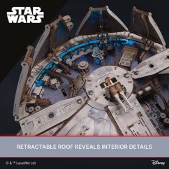 Puzzle mecanic 3D din lemn Ugears Star Wars Millennium Falcon