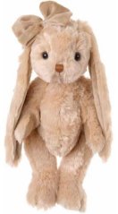 SWEET CORNELIA lapin marron clair avec noeud (40cm)