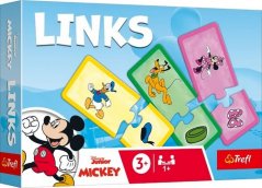 Joc Link-uri puzzle Mickey Mouse și prietenii 14 perechi joc educațional într-o cutie 21x14x4cm