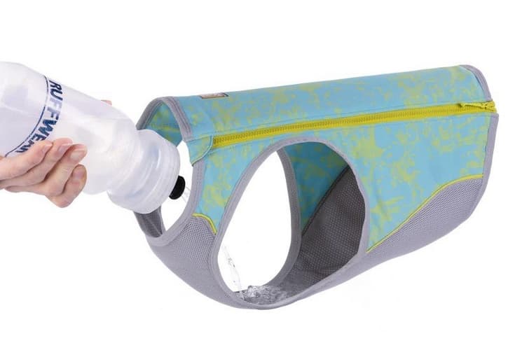 RUFFWEAR Swamp Cooler Zip™ Chladící vesta pro psy Blue Mist M