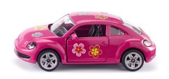 SIKU Blister 1488 - Coccinelle VW rose avec autocollants