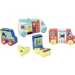Vilac Puzzle Magnetic din lemn Rescuers