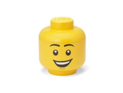 LEGO úložná hlava (veľkosť S) - šťastný chlapec