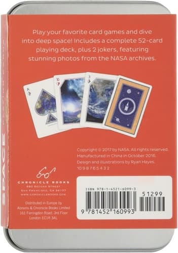 Chronicle Books Vesmírné hrací karty