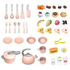 Bavytoy Sada nádobí 45ks pink